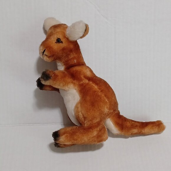 Vintage Mary Meyer Stuffed Animal Kangaroo Lion Hippo Rhino Vermont Toys - Picture 5 of 9